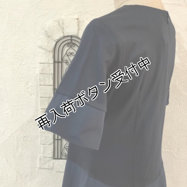 画像14: 【SuperBeauty  】胸元レースデザインウェスト切替ワンピース (14)