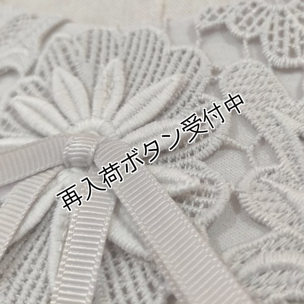 画像4: 【SuperBeauty  】胸元レースデザインウェスト切替ワンピース (4)