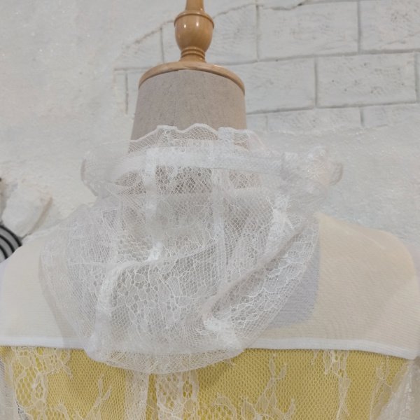 画像7: 【SuperBeauty  】パワーネット×レース切替パーカー (7)