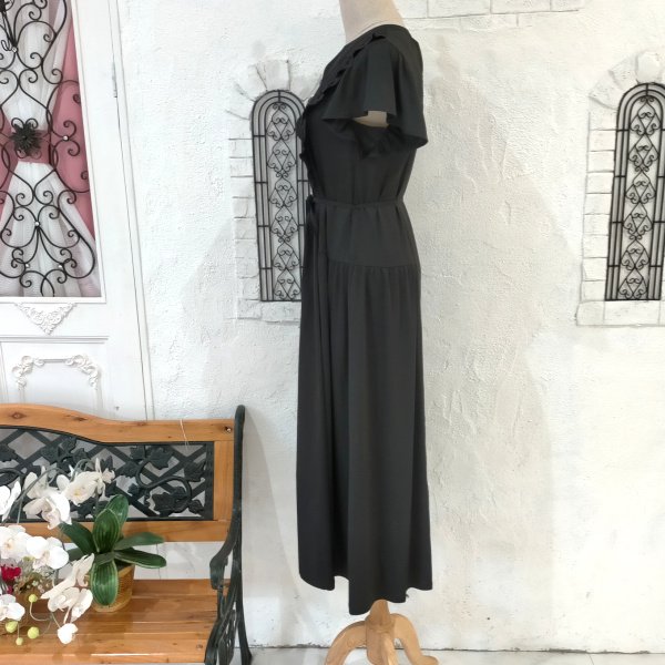 画像5: 【SuperBeauty  】レース×異素材使いロングワンピース (5)