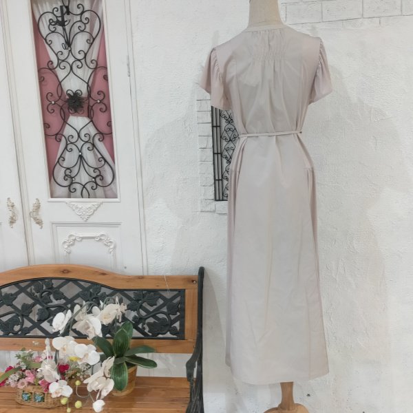 画像15: 【SuperBeauty  】レース×異素材使いロングワンピース (15)