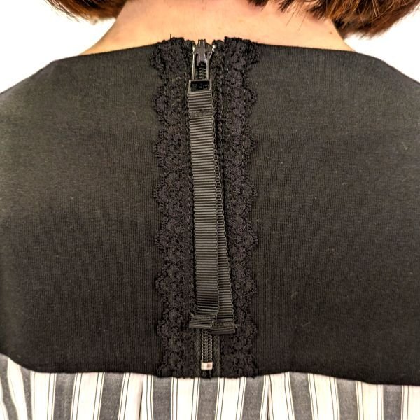 画像7: 【超特価 3,900円＜在庫限り＞クーポン/POINT不可】バックストライプ配色布帛チュニック《送料220円代引は通常送料》 (7)