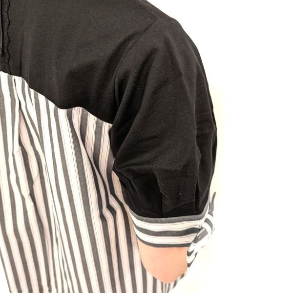 画像8: 【超特価 3,900円＜在庫限り＞クーポン/POINT不可】バックストライプ配色布帛チュニック《送料220円代引は通常送料》 (8)