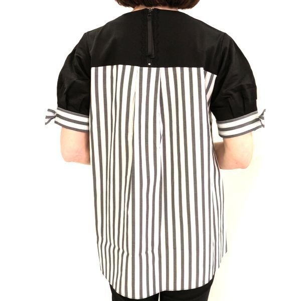 画像6: 【超特価 3,900円＜在庫限り＞クーポン/POINT不可】バックストライプ配色布帛チュニック《送料220円代引は通常送料》 (6)