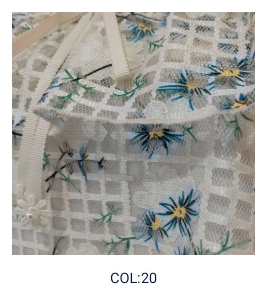 画像11: 【超特価 2900円<在庫限り>クーポン/POINT不可】格子柄花プリントレース切替チュニックカットソー《送料220円代引は通常送料》 (11)