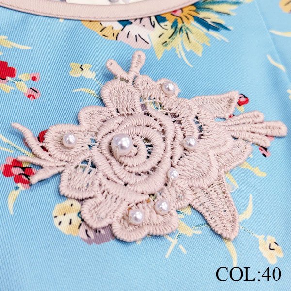 画像6: 【SuperBeauty  】花柄チュニックカットソー送料220円代引不可 (6)