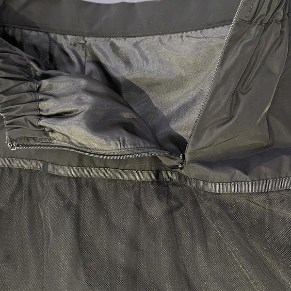 画像4: 【SuperBeauty  】★リボン付きティアードデザインタフタジョーゼットレイ (4)