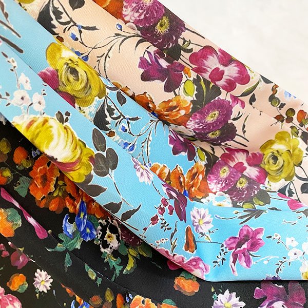 画像5: 【SuperBeauty  】★ウェストリボンフレンチスリーブフラワープリントワン (5)