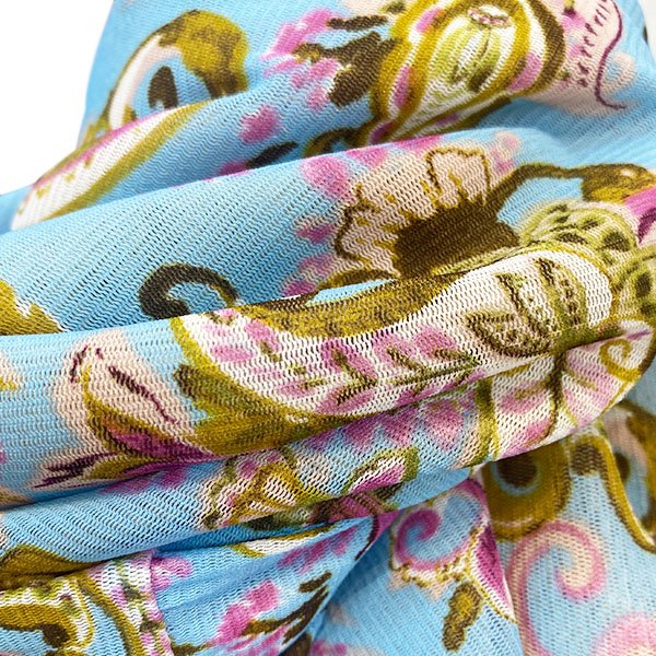 画像5: 【SuperBeauty  】★ペイズリー柄胸元フリル パワーネット素材ワンピース2 (5)