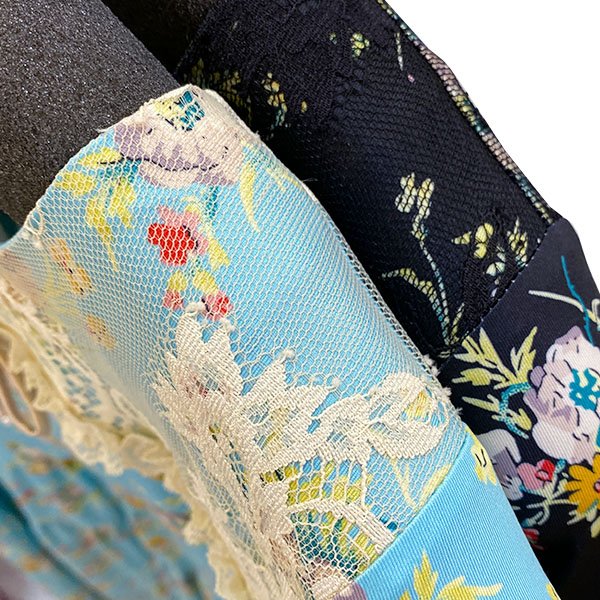 画像8: 【SuperBeauty  】★胸元レース使いフラワープリントワンピース (8)