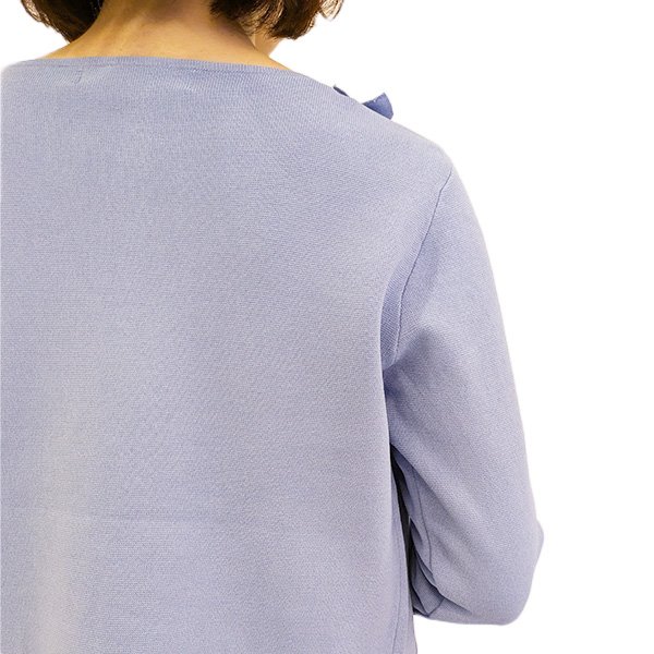 画像4: 【SuperBeauty  】★袖フレアデザイン細リブ編みニット (4)