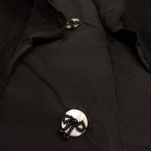 画像7: 【22,000円 →超特価 4900円＜在庫限り＞クーポン/POINT不可】★ニットバルーン袖タフタフリルジャケット (7)