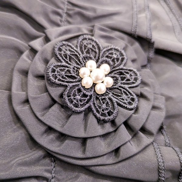 画像8: 【SuperBeauty  】★スタンドフリル衿タフタ素材ジャケット (8)