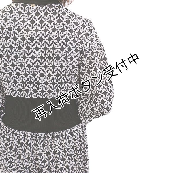 画像6: 【SuperBeauty  】ボウタイデザインプリントワンピース (6)