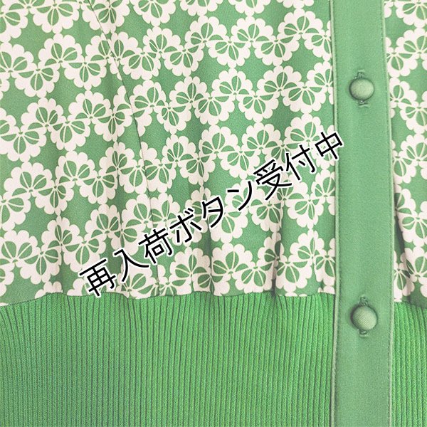 画像8: 【SuperBeauty  】ボウタイデザインプリントワンピース (8)