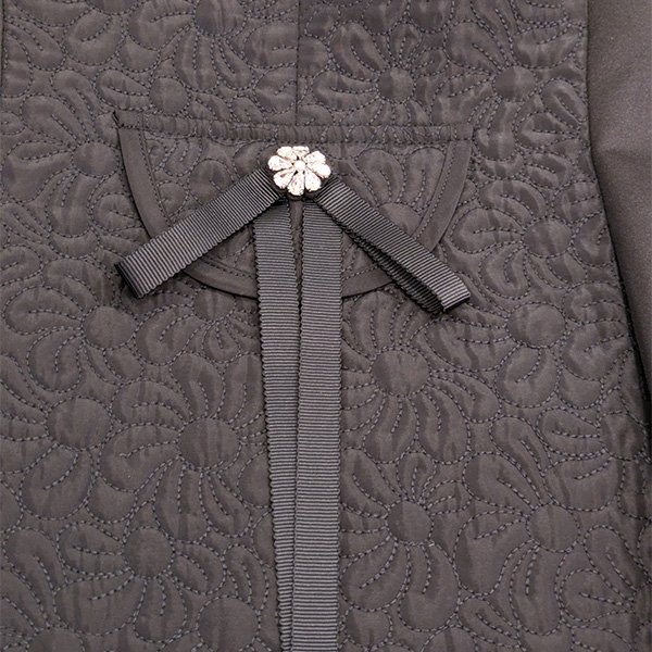 画像9: 【SuperBeauty  】キルティング素材切替ジャンパースカート (9)