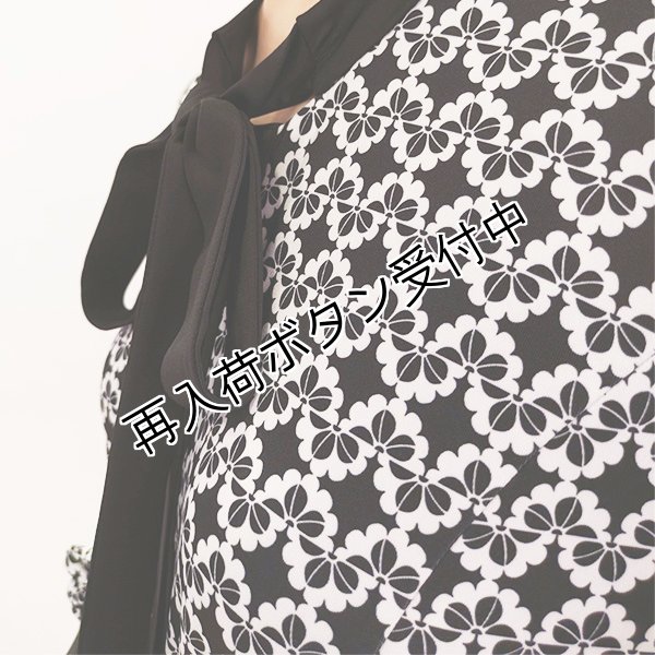 画像4: 【SuperBeauty  】ボウタイデザインプリントワンピース (4)