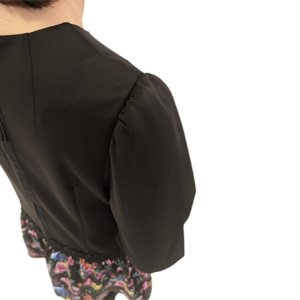 画像7: 【SuperBeauty  】★超人気 ウエスト美人フラワープリント切替チュニック (7)