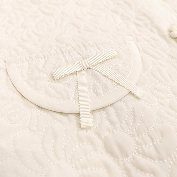 画像10: 【SuperBeauty  】キルティング×ダンボールニット素材ノーカラージャケット (10)