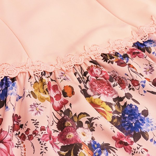 画像9: 【SuperBeauty  】★超人気 ウエスト美人フラワープリント切替チュニック (9)