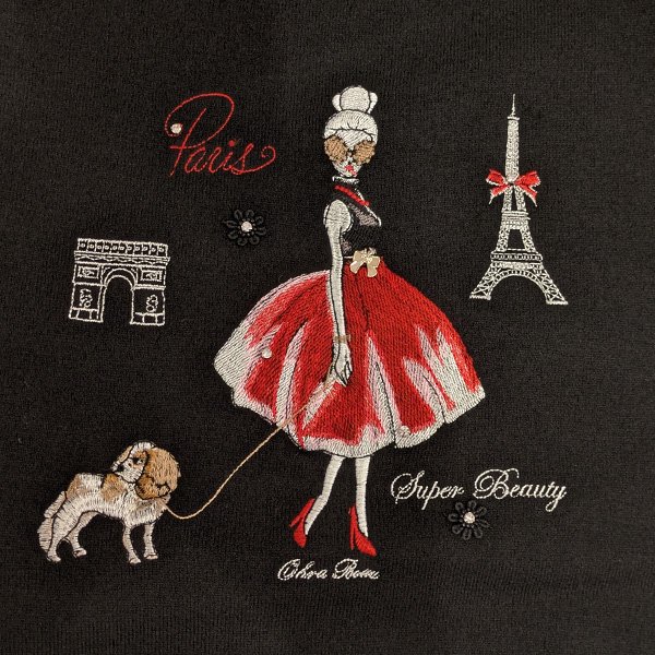 画像7: 【SuperBeauty  】超人気！精細刺繍入りクルーネックセーター (7)