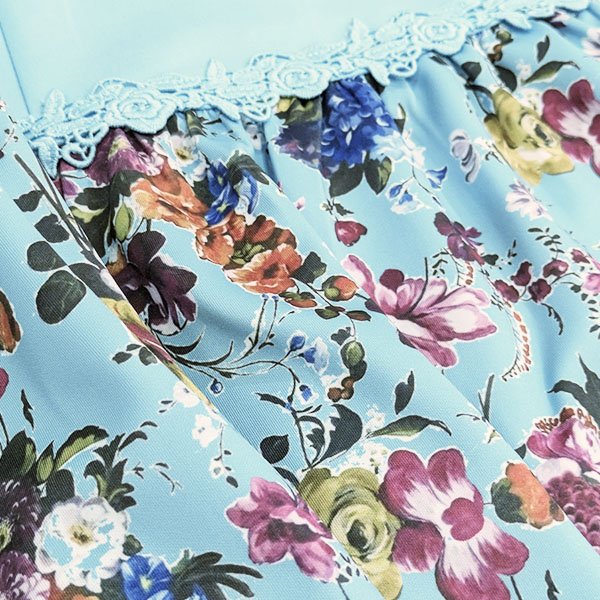 画像11: 【SuperBeauty  】★超人気 ウエスト美人フラワープリント切替チュニック (11)