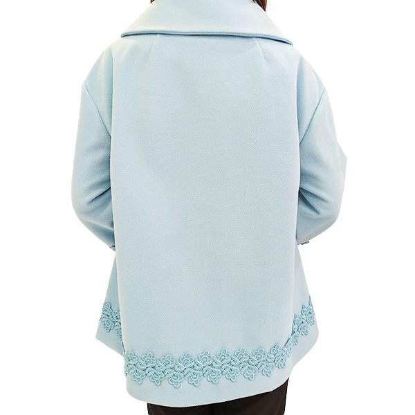 画像7: 【SuperBeauty  】レース使いコサージュ付ショートジャケット (7)