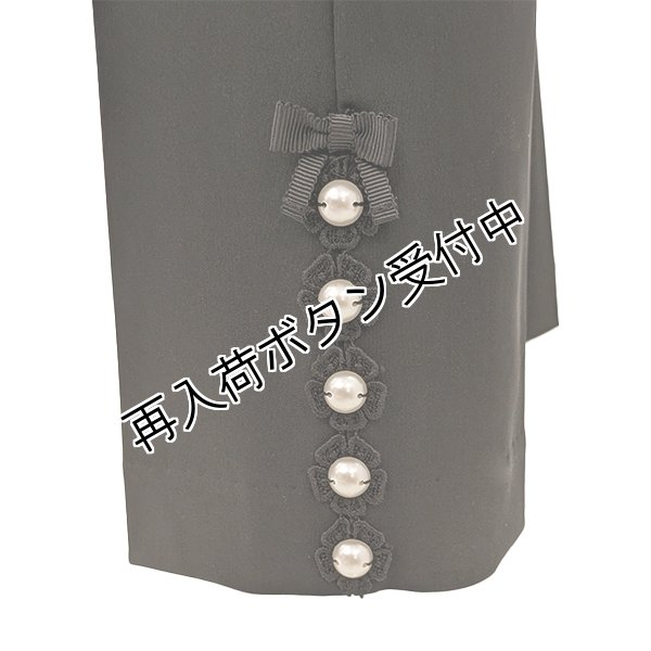 画像2: 【《半額以下+クーポン＋POINT！》SuperBeauty 】サイドパールボタンデザインパンツ《送料220円代引は通常送料》 (2)