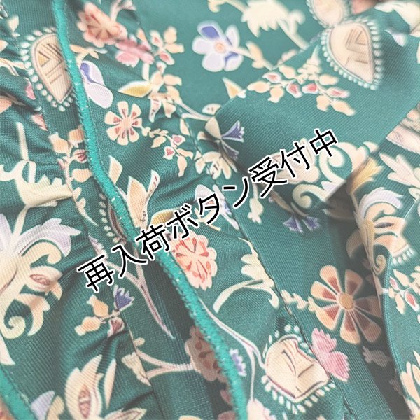 画像9: 【 18,000円 →超特価 5,900円＜在庫限り＞クーポン/POINT不可】ネックリボンとフリル飾り小花柄プリントワンピース24 (9)