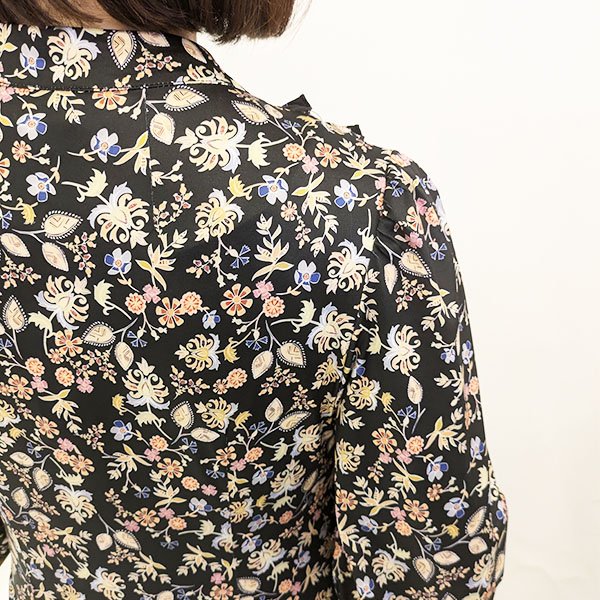 画像7: 【SuperBeauty  】ネックリボンとフリル飾り小花柄プリントワンピース24 (7)