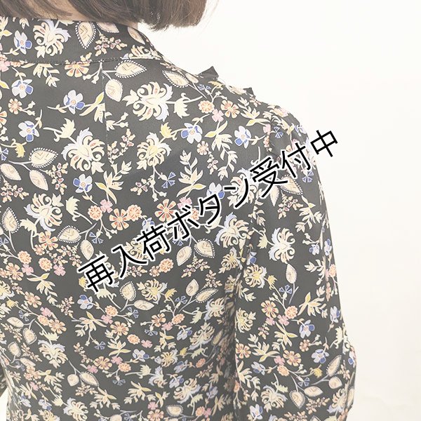 画像7: 【 18,000円 →超特価 5,900円＜在庫限り＞クーポン/POINT不可】ネックリボンとフリル飾り小花柄プリントワンピース24 (7)