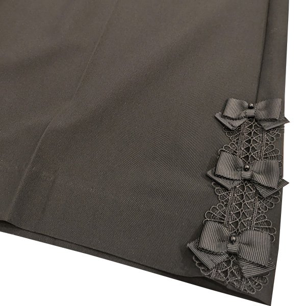 画像5: 【SuperBeauty  】★初秋サイドリボンモチーフ使いワイド系パンツ《送料220円代引は通常送料》 (5)