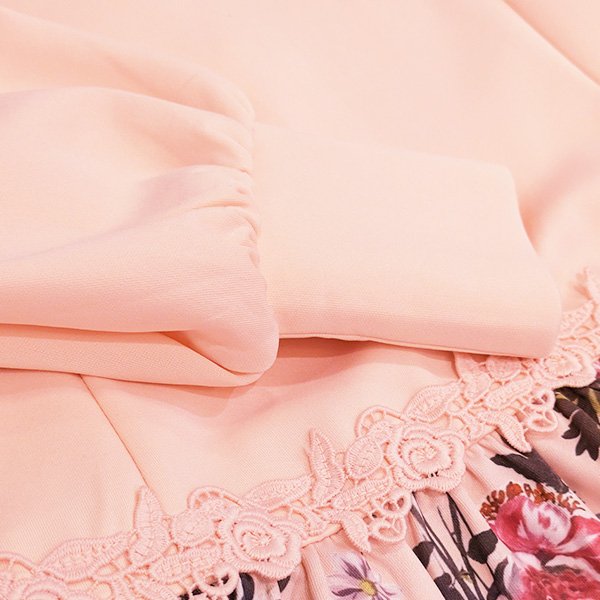 画像10: 【SuperBeauty  】★超人気 ウエスト美人フラワープリント切替チュニック (10)