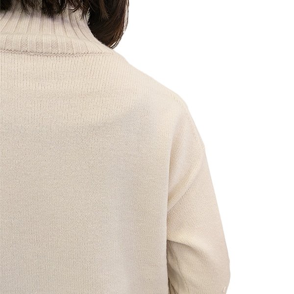 画像6: 【SuperBeauty  】金糸刺繍入りハイネックセーター (6)