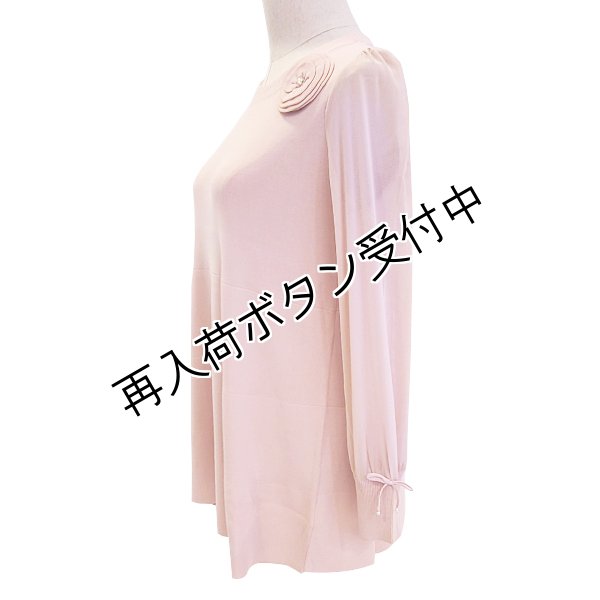 画像8: 【今週の追加 15,000円 →超特価 4,900円＜在庫限り＞クーポン/POINT不可】★袖パワーネット素材のニットチュニック (8)