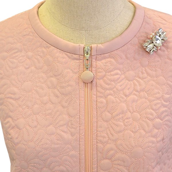 画像3: 【SuperBeauty  】キルティング×ダンボールニットベスト2427016 (3)