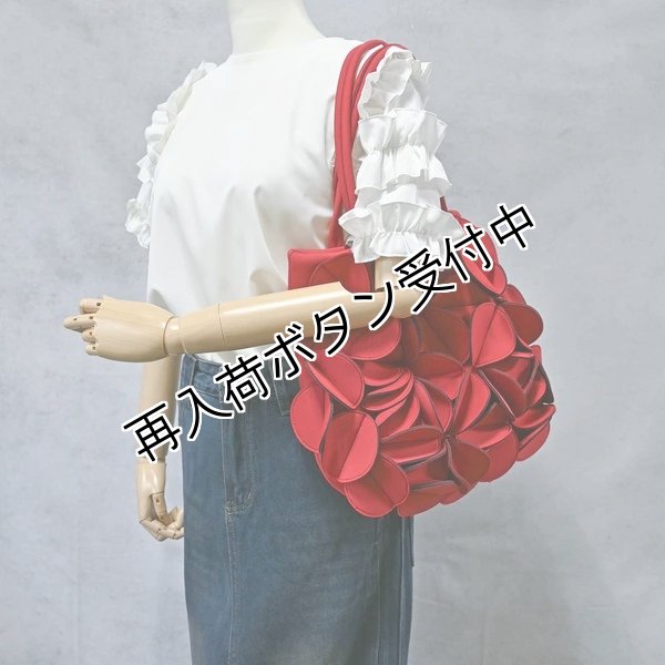 画像7: 【バッグ・小物特集クーポン&ポイントＯＫ】柔らか素材ネオプレン3Dサークルトートバッグ (7)