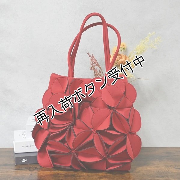 画像4: 【バッグ・小物特集クーポン&ポイントＯＫ】柔らか素材ネオプレン3Dサークルトートバッグ (4)