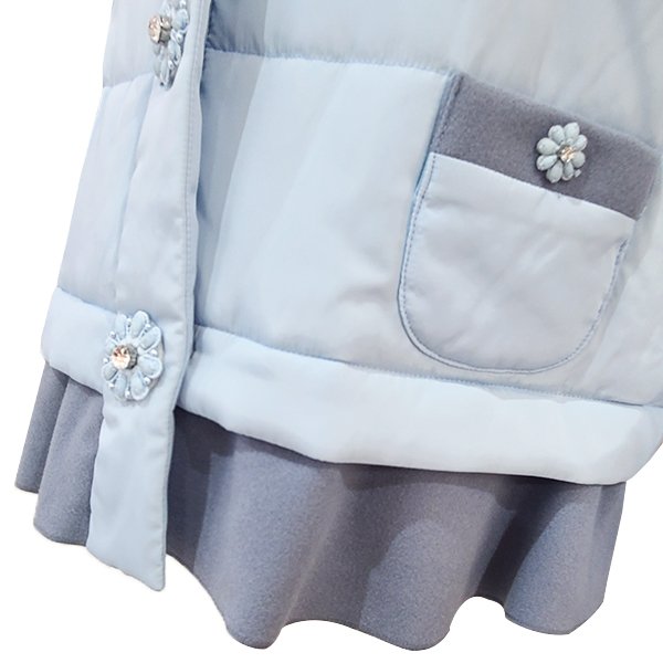 画像4: 【SuperBeauty  】ミニパーカー飾りボタンキルティングジャケット2427024 (4)