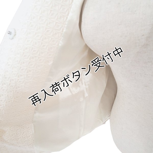 画像4: 【 OUTLET SALE 《半額以下+クーポン＋POINT！》SuperBeauty 】 コサージュ付ノーカラージャケットジュ付ジャケットコート (4)