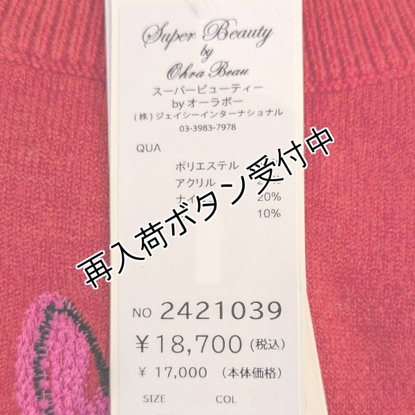 画像10: 【17,000円 →超特価 4,900円＜在庫限り＞クーポン/POINT不可】paris ガールズ刺繍のニットセーター (10)