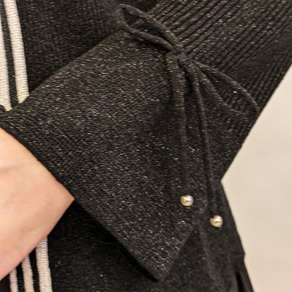 画像5: 【SuperBeauty  】花モチーフデザインニットアンサンブル (5)