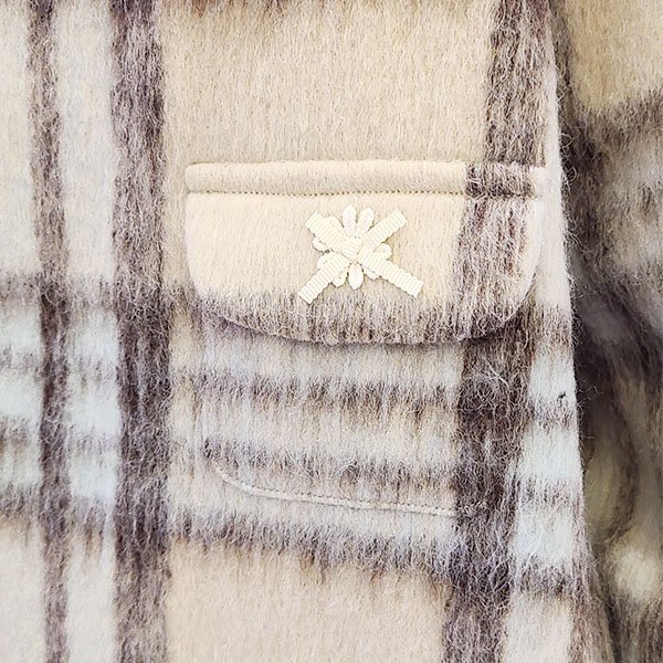 画像6: 【SuperBeauty  】コサージュ付チェック柄ジャケット (6)