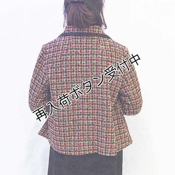画像4: 【SuperBeauty  】コサージュ付ツイードジャケット (4)