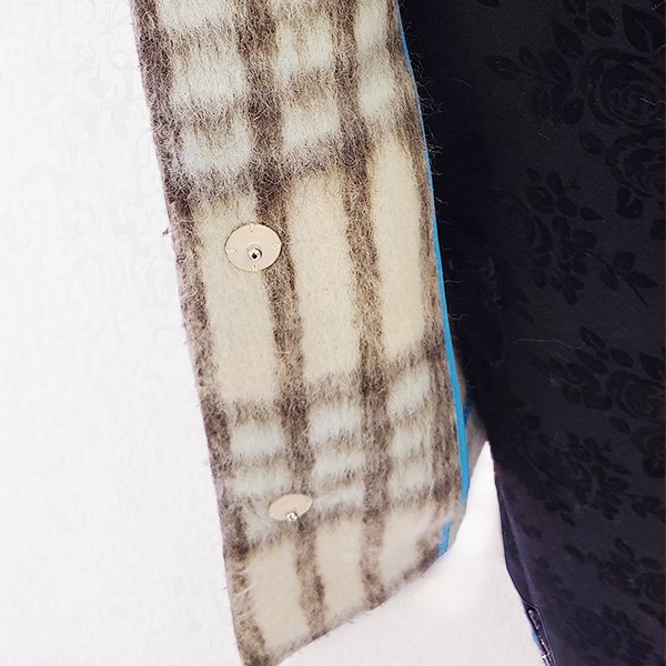 画像8: 【SuperBeauty  】コサージュ付チェック柄ジャケット (8)