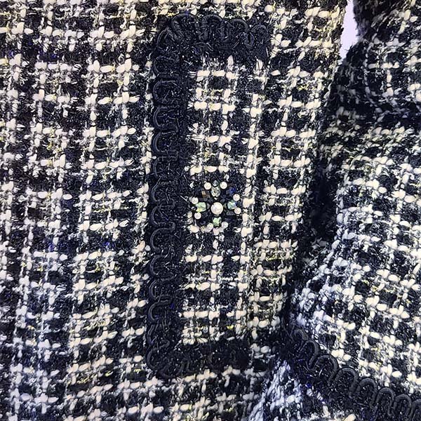 画像9: 【SuperBeauty  】コサージュ付ツイードジャケット (9)