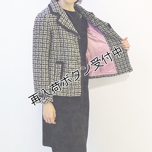 画像7: 【SuperBeauty  】コサージュ付ツイードジャケット (7)