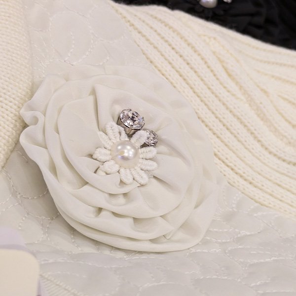 画像9: 【SuperBeauty  】キルティングニット切替ジップアップジャケット (9)