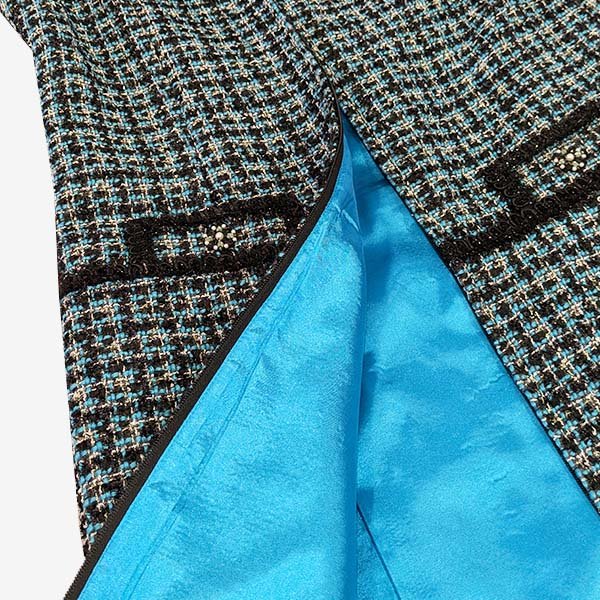 画像9: 【SuperBeauty  】コサージュ付ツイード生地ジャンパースカート (9)