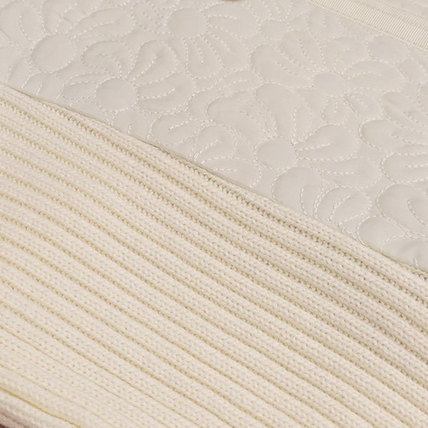 画像4: 【SuperBeauty  】キルティングニット切替ジップアップジャケット (4)